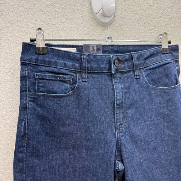 Gap Mid Rise Universal Jegging Stretch Denim Blue Jeans Womens size 30/10P NEW - Picture 3 of 11